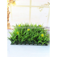 Yiwu synthetic grass carpet with flowers for garden decor